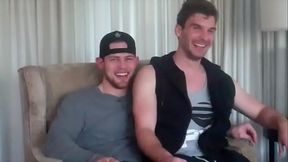 Dustin Holloway and Kurtis Wolfe flip fuck and swap loads