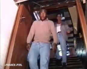 A Cook Is Cut by Her Customers in the Kitchen.