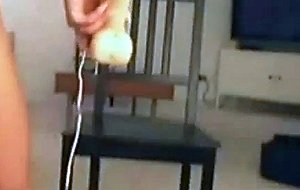 Amateur xxx asian milf fucks a big vibrator