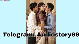 Indian Couple's Sensual Dance of Passion - Old Man & women