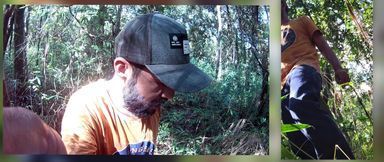 Redneck Smoking in Woods and Jerk off at Home