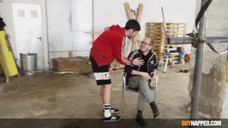 Gay daddy Sebastian Kane dominates skinny twink Avery Monroe