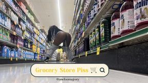 Grocery Store Public Piss - Clean Up On Aisle 9 ! MP4