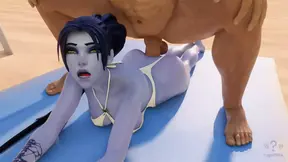Sexy sluts in 3D anime get fucked and suck cock