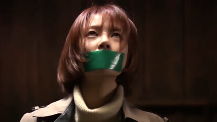 Korean Girl Gagged 02 [green Tape]