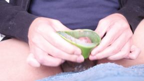 jerking of with aloe