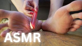 ASMR Foot Indulgence - Laura Ropes guides you in this ASMR clip with Foot worship and Foot Fetish