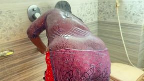 Deep-throat toilet sex with Ayesha's seductive bhabhi when his massive manhood ravages her innocent womb.