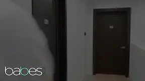 Naughty balcony tease leads to hot indoor fun