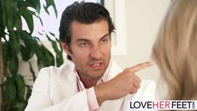 ”Inked MILF Blonde Sarah Jessie Licked & Screwed”