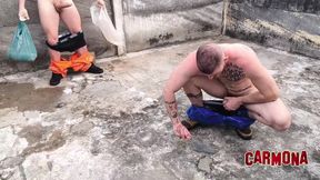 Victor Ferraz and Carmona in a Hot Brotherhood