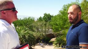 HAIRYANDRAW - Mature Dale Savage barebacked by Angel Ferrari