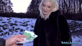 amateur shy blonde Italian student has raw sex with stranger in hotel room