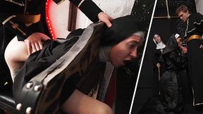 Redheaded Nun Confesses Love for Big Cock