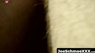 JoeSchmoeXXX.com - Skinny guy with glasses fucks fat dude from behind