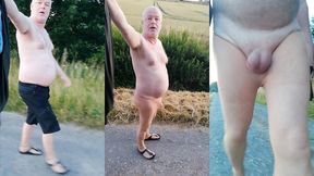 carmen nylonjunge macht striptease bis auf strumpfhose