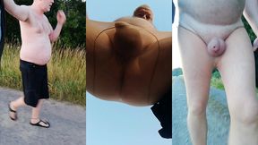 carmen nylonjunge macht striptease bis auf strumpfhose