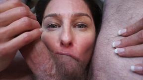 Heather Harmon in webcam POV blowjob and hardcore - Big fake tits in homemade porn