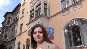 Braces Teen Lizi Vogue Picked Up for Rough Casting Fuck