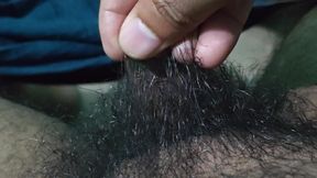 Bangladeshi Daddy playing penis a home
