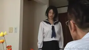 Nice teen Japanese beauty Azumi Mizushima adores oral sex 2