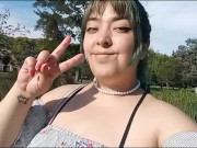 Flashing en la calle y en el Parque durante el partido de Arg vs Aus 😳💦 Reyna en Pelotas(?