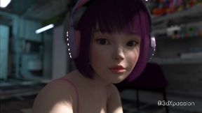 Nexus 3: Orbit Ep.5 � Shy Catgirl Begs for More in Space