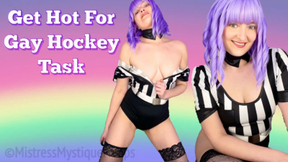 Get Hot For Gay Hockey Task - Femdom Encouraged Bi