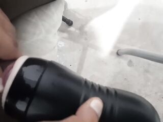 masturbation with anal toy