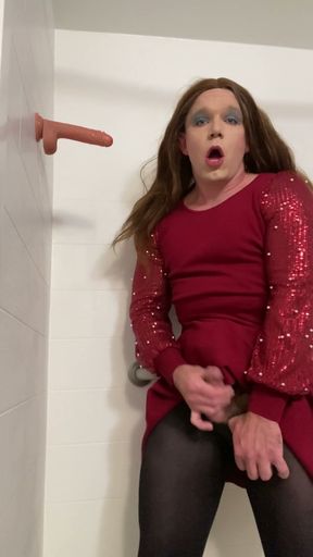 David sucking dildo   Clip 1