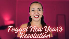 New Year’s Faggot Resolution