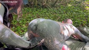 Forest Pegging &amp; Fisting _mistress Lunatika