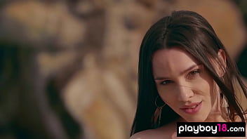 Petite teen Adel Morel shows her charming personality and her perfect body