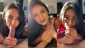 eliza ibarra swallows cum after blowjob porn video