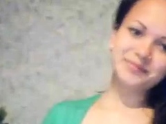 Russian Amateur With Milky Saggy Tits On Webcam