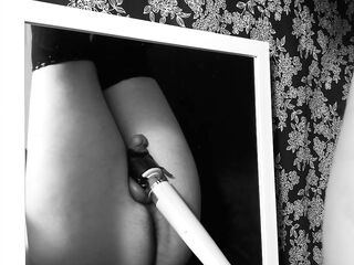 Left to Have a fun a Full Climax w/Sex toy Taped to My Knob (Post Climax Punishment)