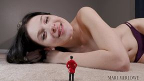 Giantess Strokes Your Pathetic Micro Penis - Mari Merlowe WMV 1080p