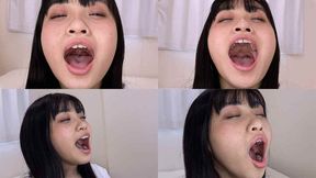 Urara Kanon - CLOSE-UP of Japanese cute girl YAWNING yawn-07 - wmv 1080p