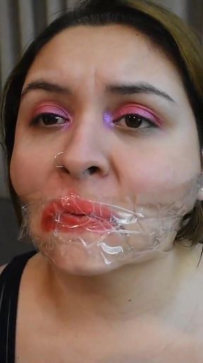 Penelope's Gagged Smoking Challenge