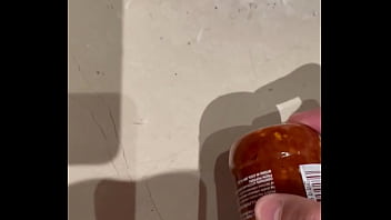 Hot sauce Cock immersion