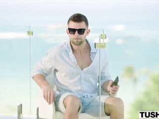 TUSHY Anal-Mad Yoga Instructor Sandra Lyd Sneaks Away With Married Stud For Secret Anal