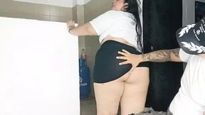 The fuck I gave to my stepmother&#039;s stepson is saved on camera