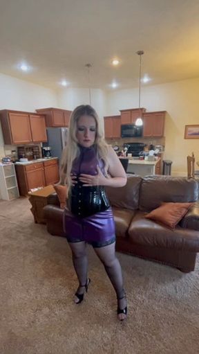 Sexy Purple Latex