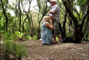 A Mature Couple's Outdoor Adventure