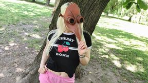 Thrilled Christina's reality dirt