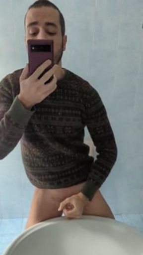 watch my face while I masturbate and cum  🍆🎄💦