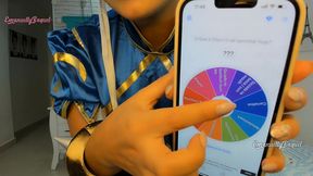 chun li from street fighter cosplay girl playing the wheel of sex game twerk feet boy girl pov sex and cum in mouth