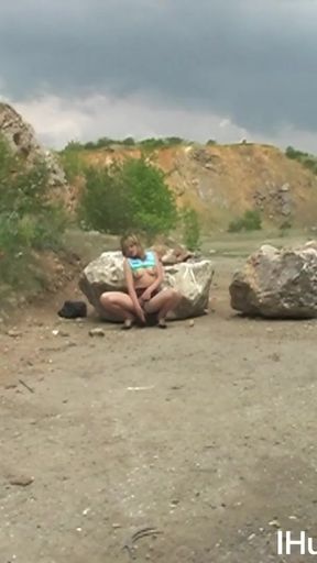 Spectacular moment from &quot;Teen student with perfect tits bates in a stone quarry&quot;