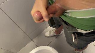 Masturbating with double latex gloves