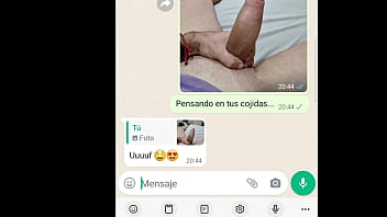 Hablando con mi novia de nuestras cojidas